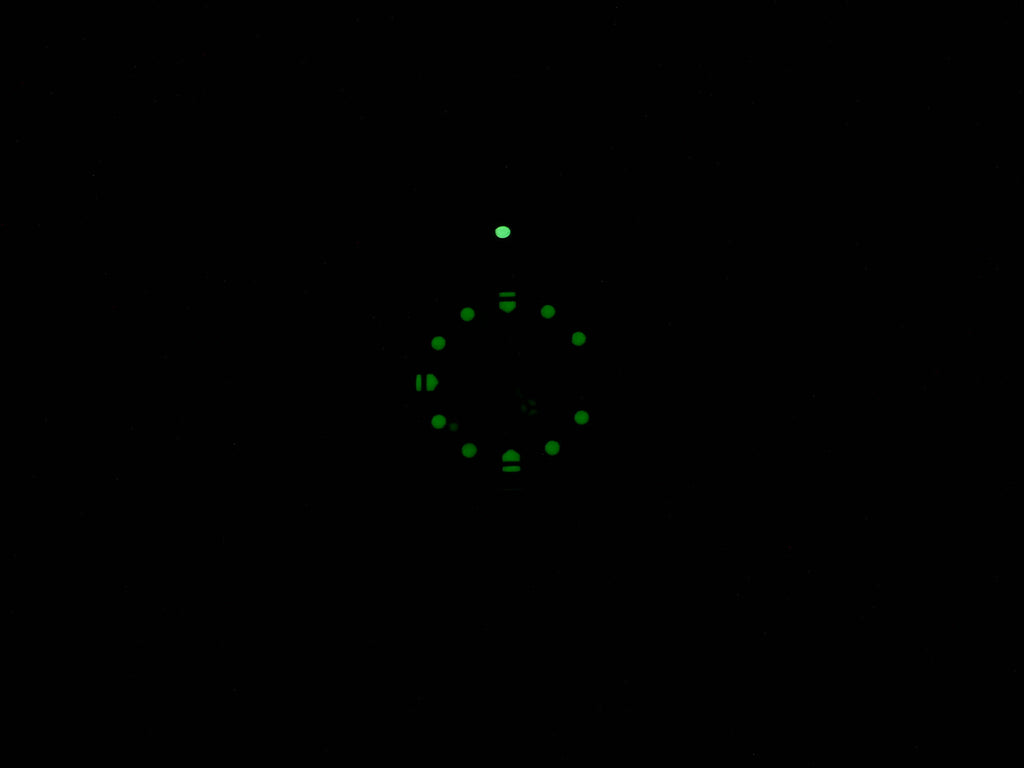 TAG Heuer Formula 1 Blue Dial 381.513/1 night time luminosity