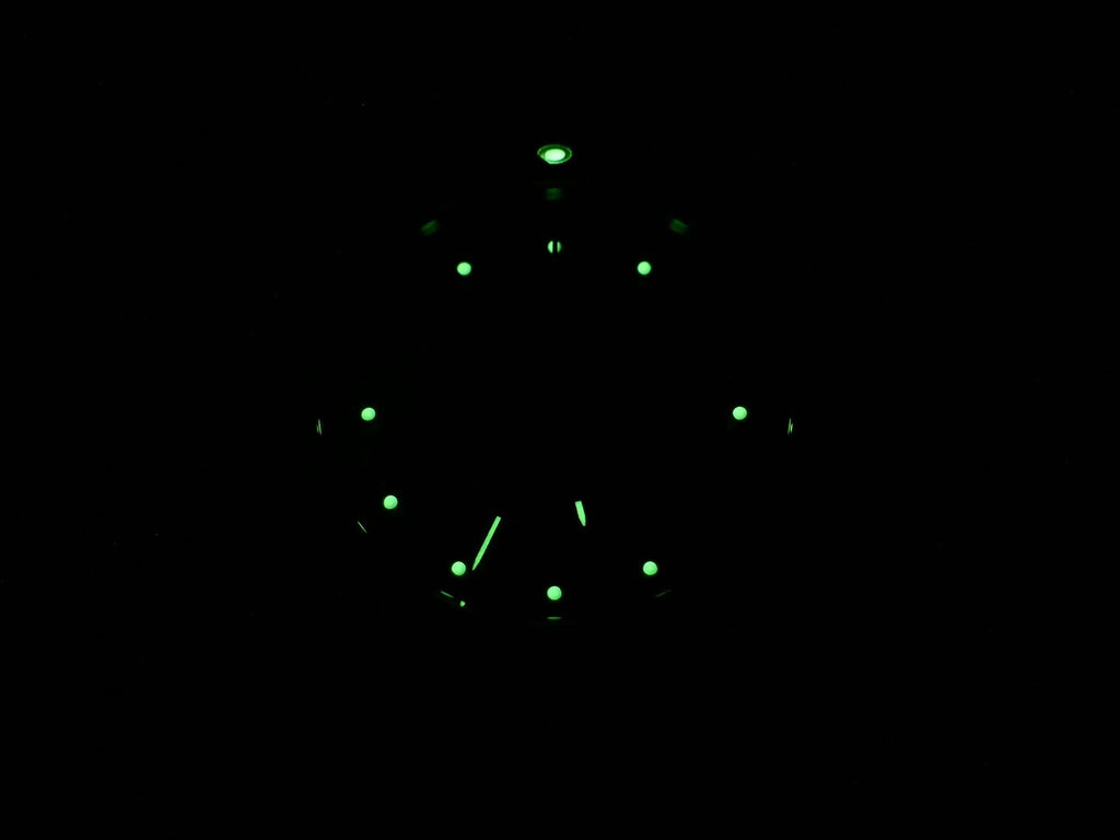 TAG Heuer Kirium Chronograph Black Dial CL1110-0 with night time luminosity