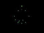 TAG Heuer Kirium Chronograph Black Dial CL1110-0 with night time luminosity