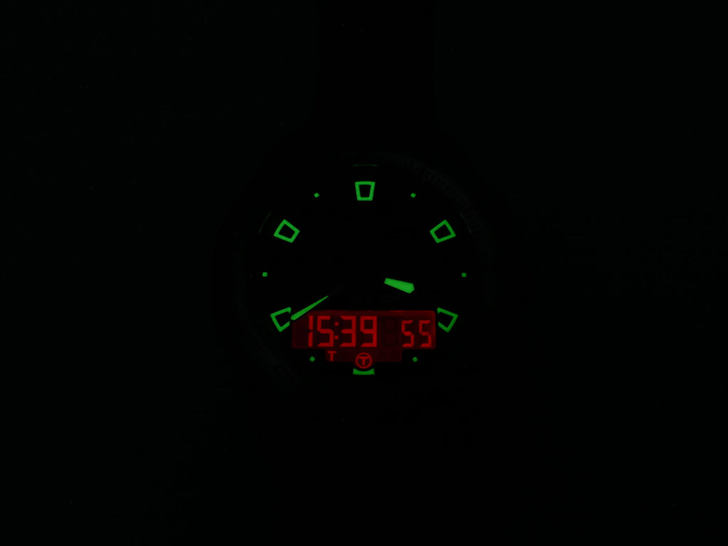 Tissot T-Touch II T047420A night time luminosity and back light