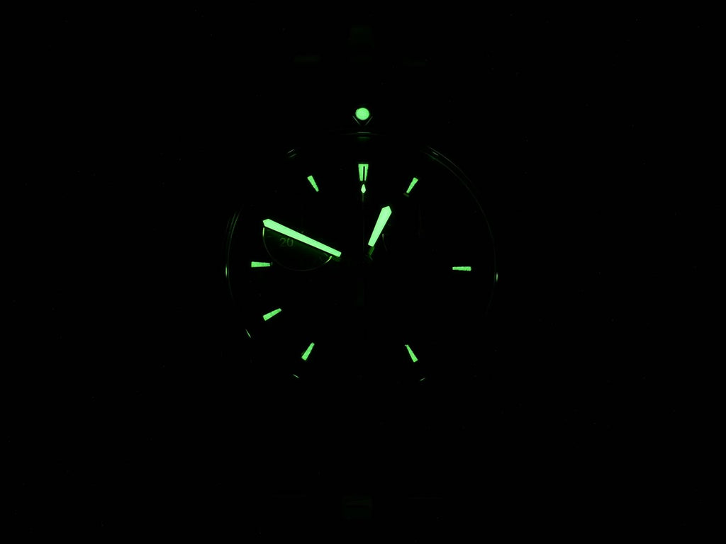 Tissot T-Sport PRS200 Chronograph Black & 18k Gold night time luminosity
