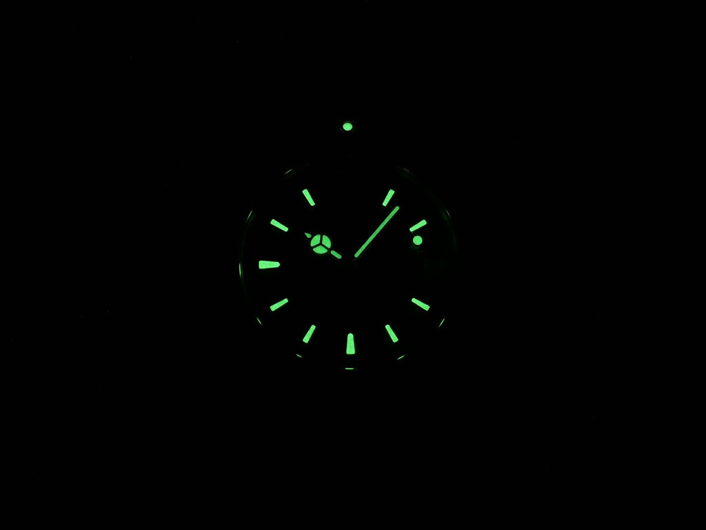 TAG Heuer 2000 Classic Black Dial WK1110.BA0317 night time luminosity