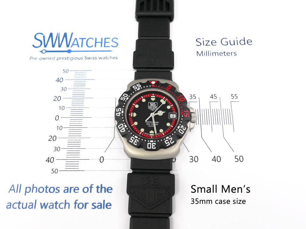 TAG Heuer Formula 1 WA1214 Mid size 35mm small men's / unisex case size