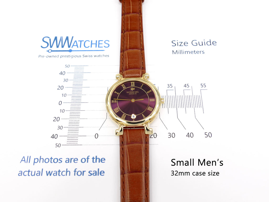 Raymond Weil Traditional 9136-2 small men's unisex 32mm case size