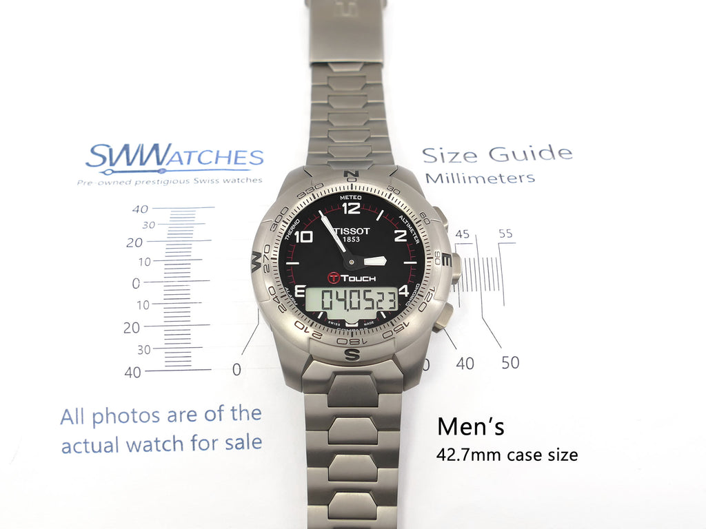 Tissot T-Touch II case size 42.7mm men's T047420A