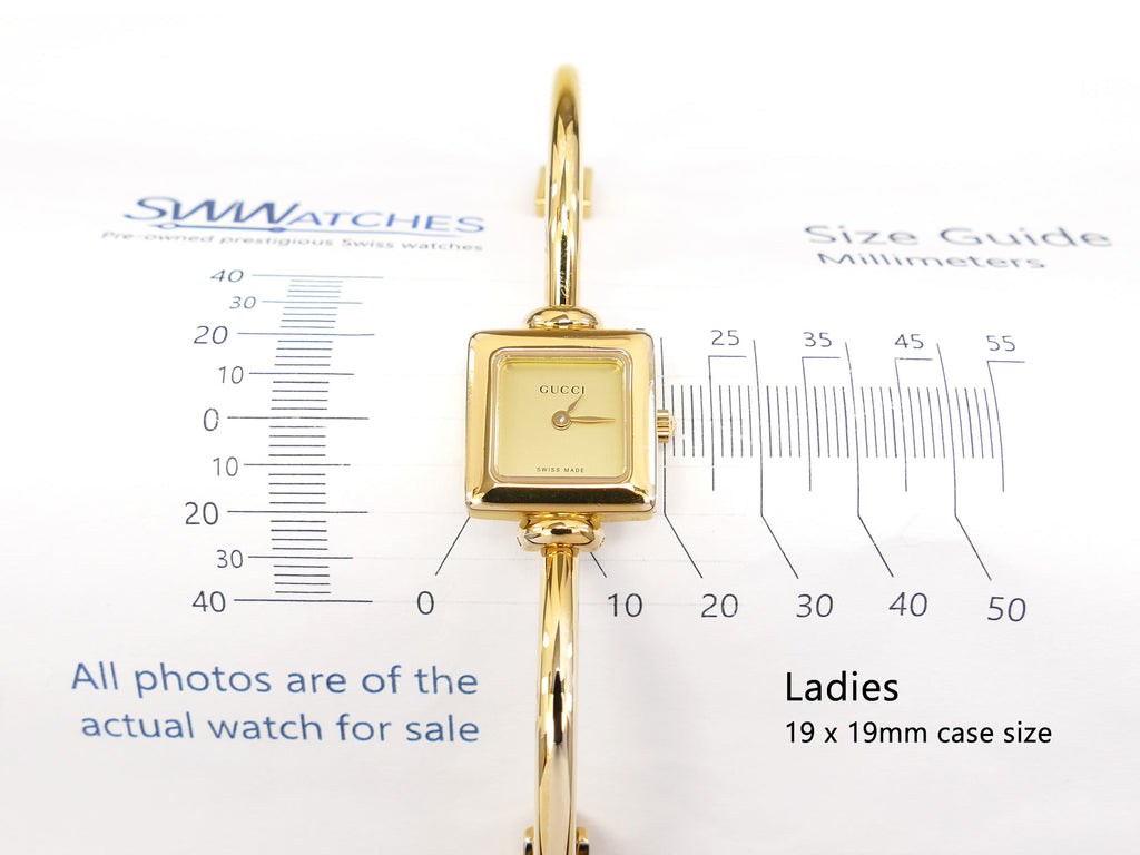 Gucci 1900L Ladies 19 x 19mm case size