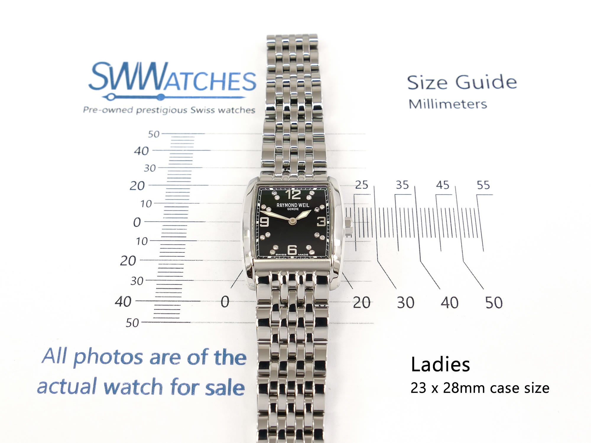 Raymond Weil Don Giovanni Rectangular Dial 5976-ST-05227