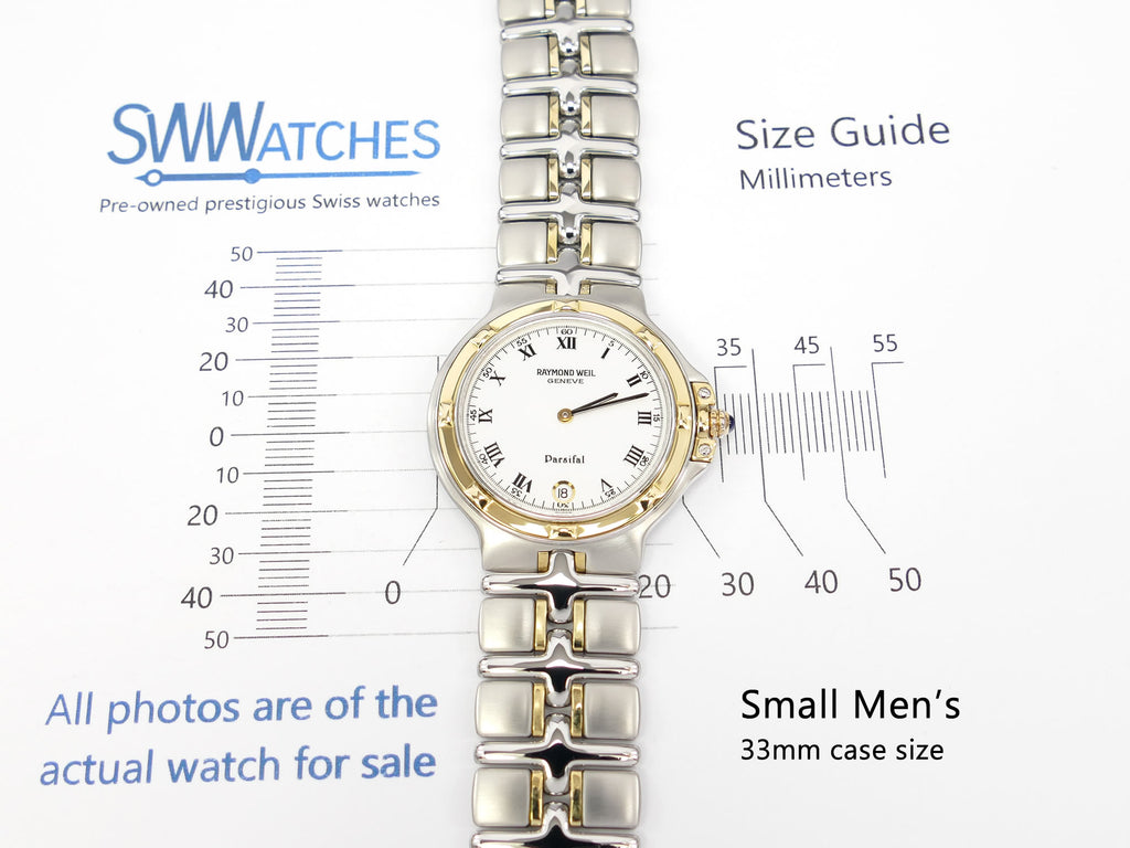 Raymond Weil Parsifal 9190 small men's 33mm case size