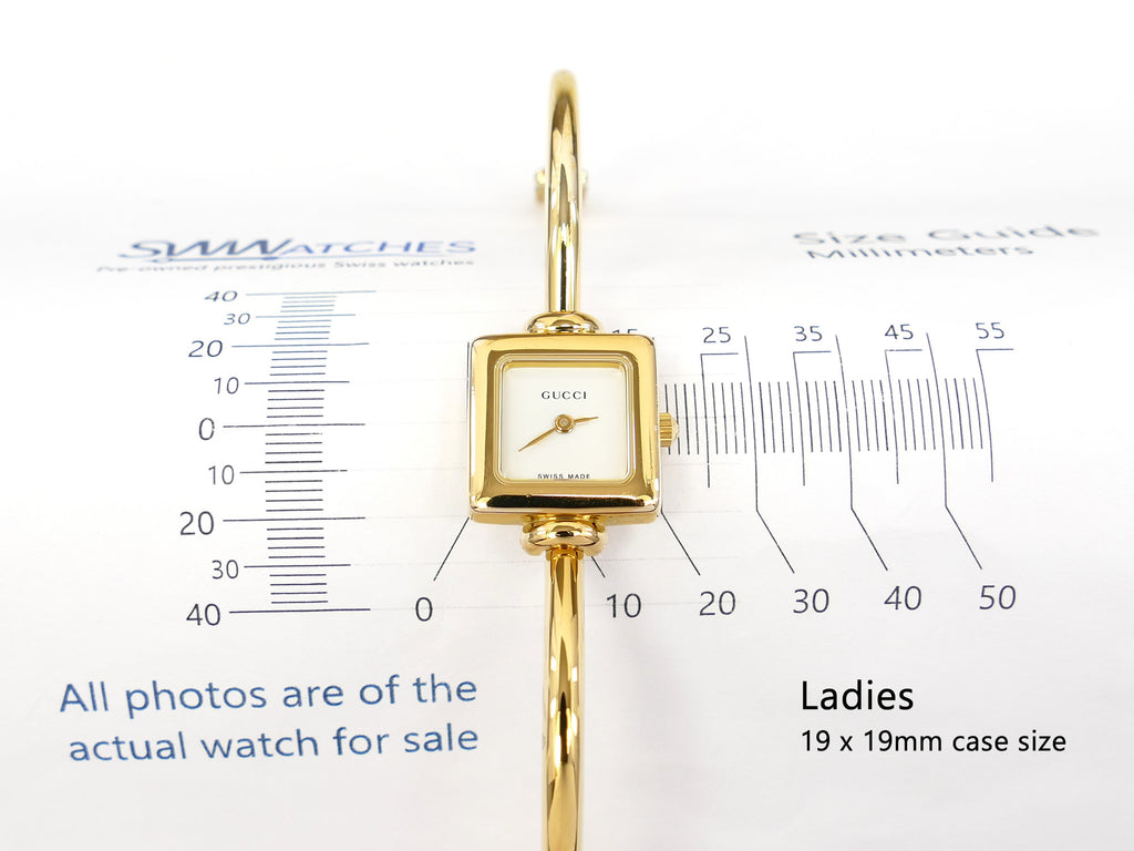 Gucci 1900L ladies 19 x 19mm case size