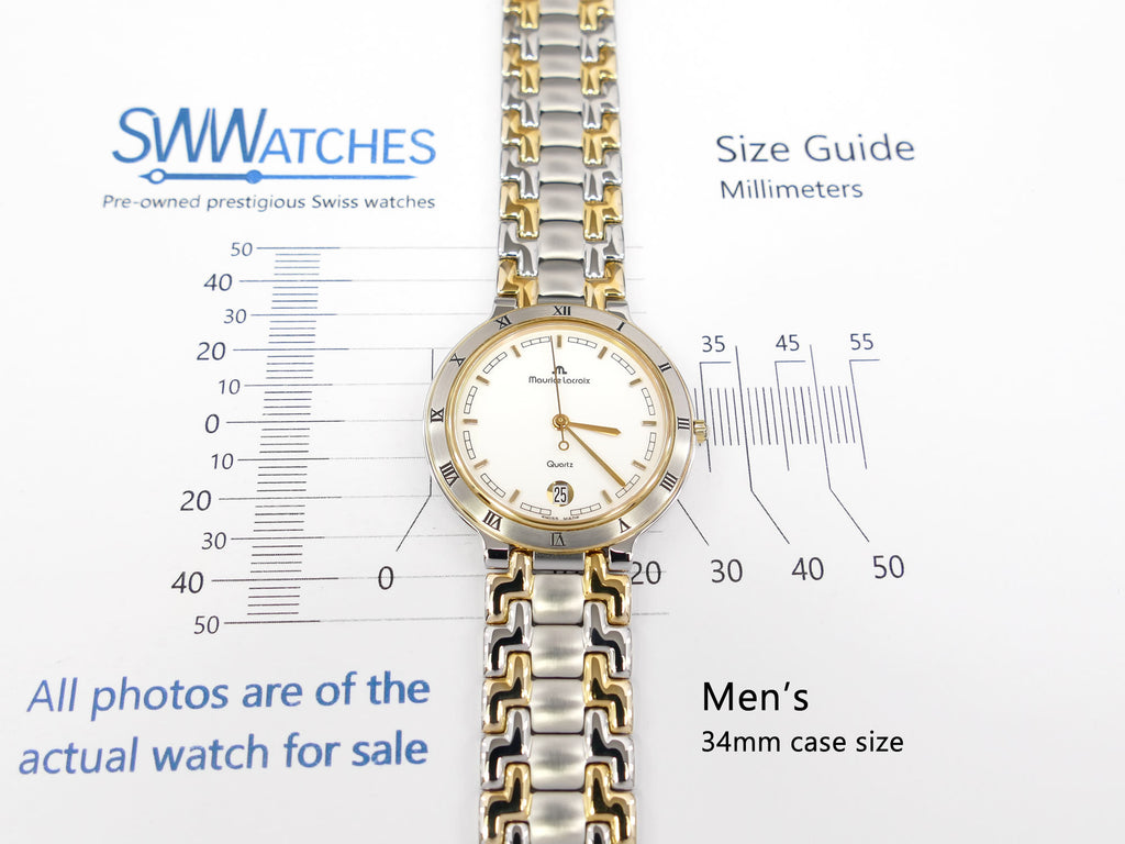 Maurice Lacroix Les Classiques Men's 34mm case size