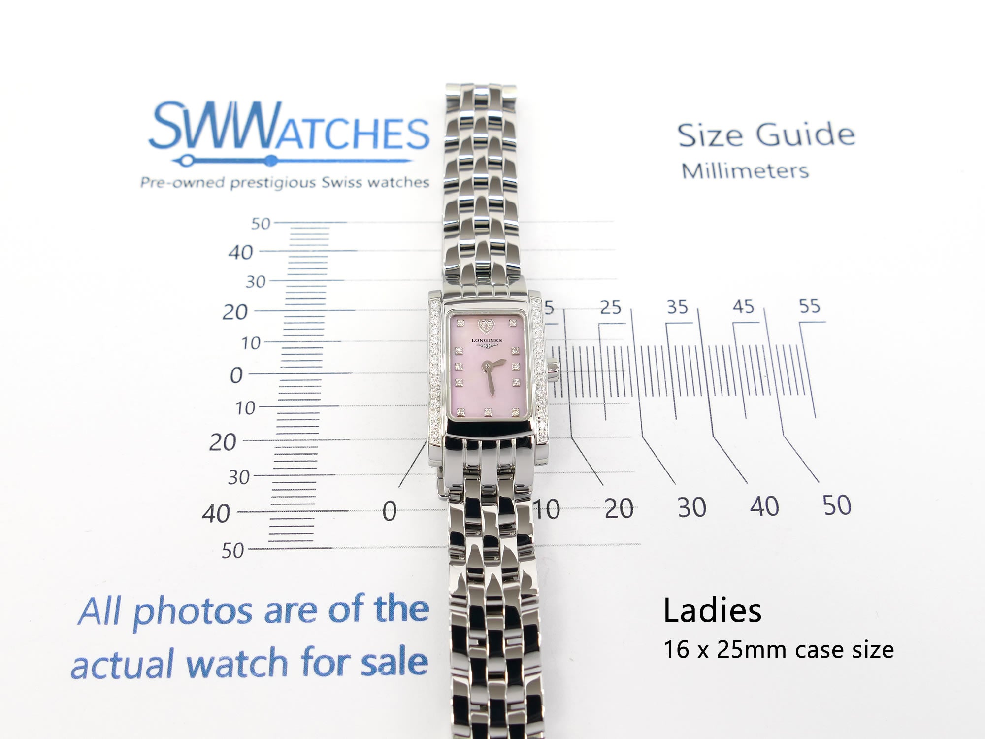 Longines DolceVita L5.158.0 ladies 16 x 25mm case size