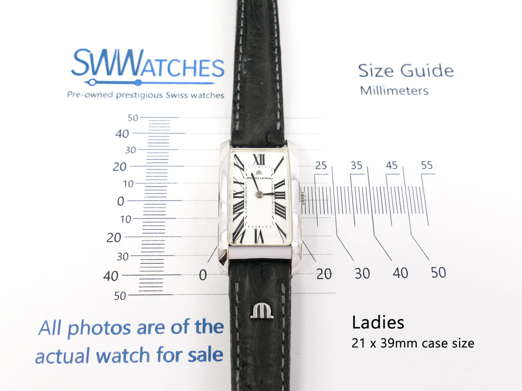 Maurice Lacroix Fiaba 47812 ladies 21 x 39mm case size