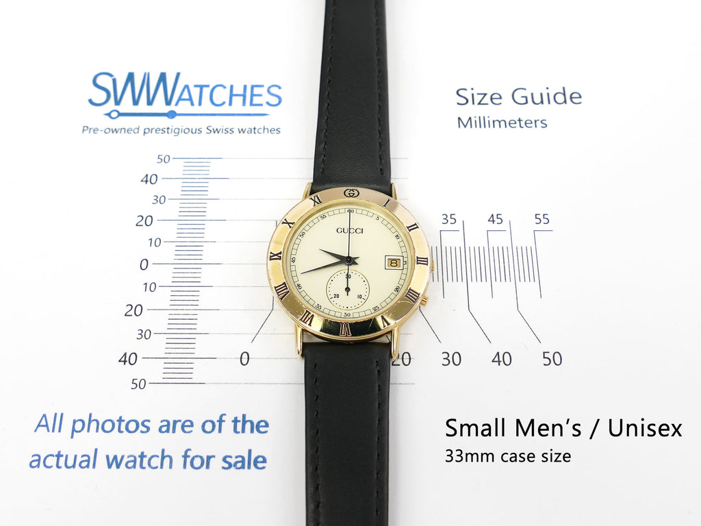 Gucci 3800M small men's or unisex 33mm case size