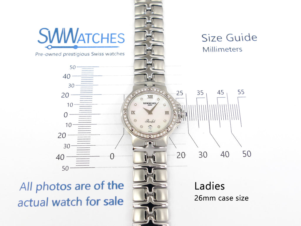 Raymond Weil Parsifal 9995 Ladies 26mm case size