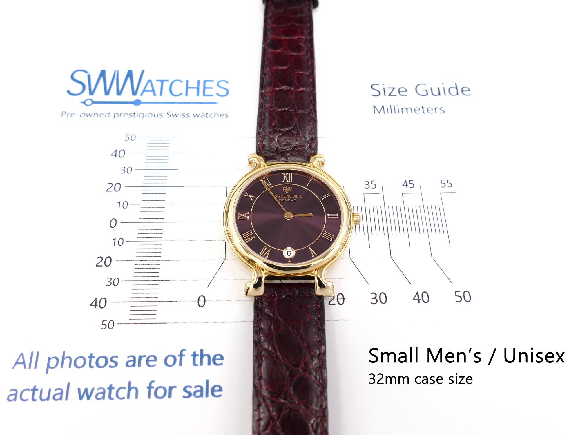 Raymond Weil Traditional 9136-2 Small Men's / Unisex 32mm case size