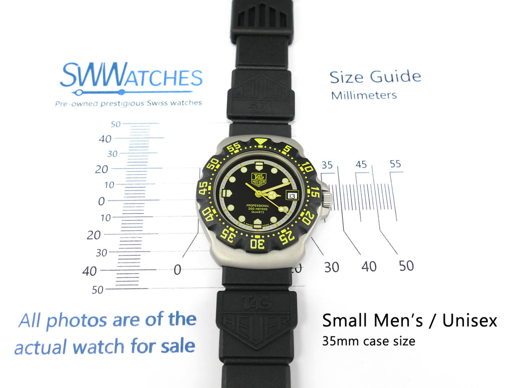 TAG Heuer Formula 1 Mid size WA1216 Unisex 35mm case size