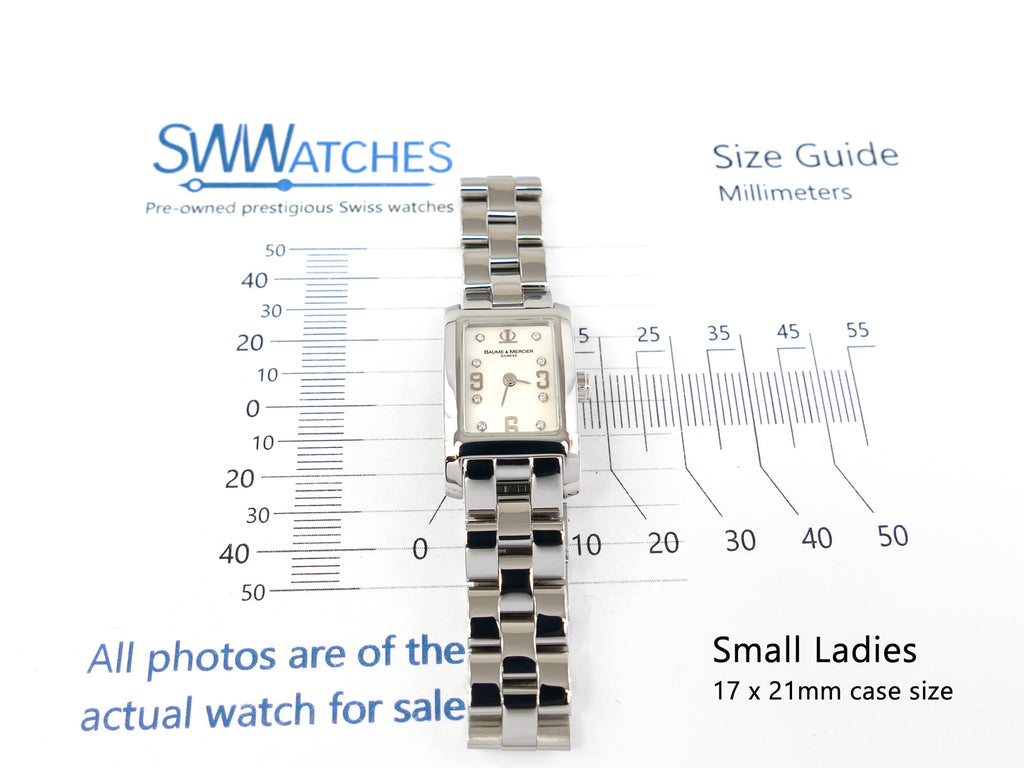 Baume & Mercier Hampton 65552 Ladies 17 x 21mm case size