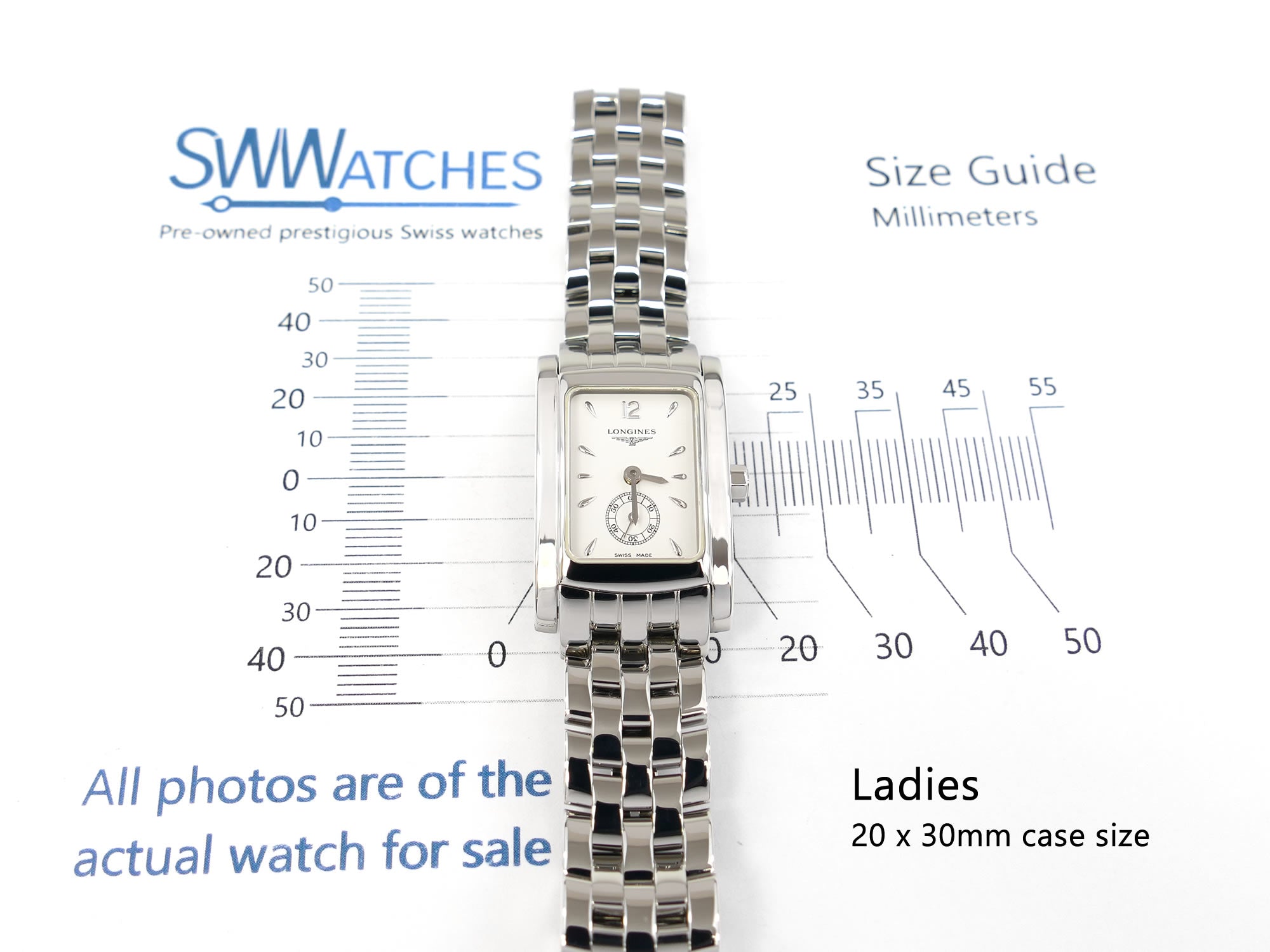 Longines DolceVita L5.155.4 ladies 20 x 30mm case size