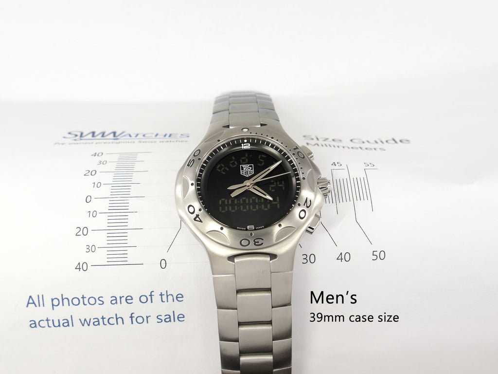 TAG Heuer Kirium F1 CL111A Men's 39mm case size