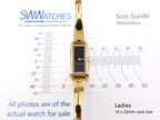 Gucci G-Line 109 ladies 14 x 32mm case size