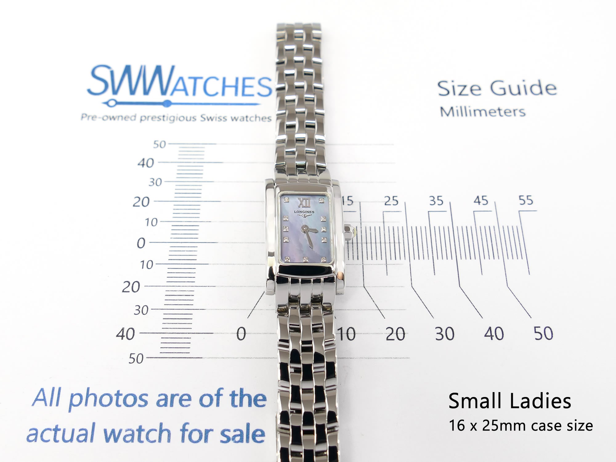 Longines DolceVita L5.158.4 small ladies 16 x 25mm case size