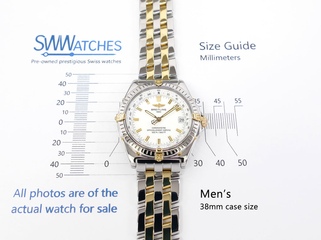 Breitling Wings Chronometer B10350 Men's 38mm case size