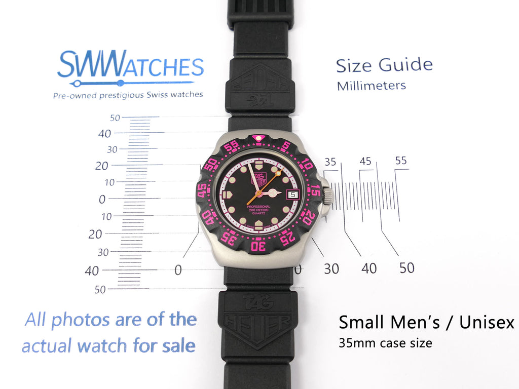 TAG Heuer Formula 1 Mid size WA1217 Unisex 35mm case size
