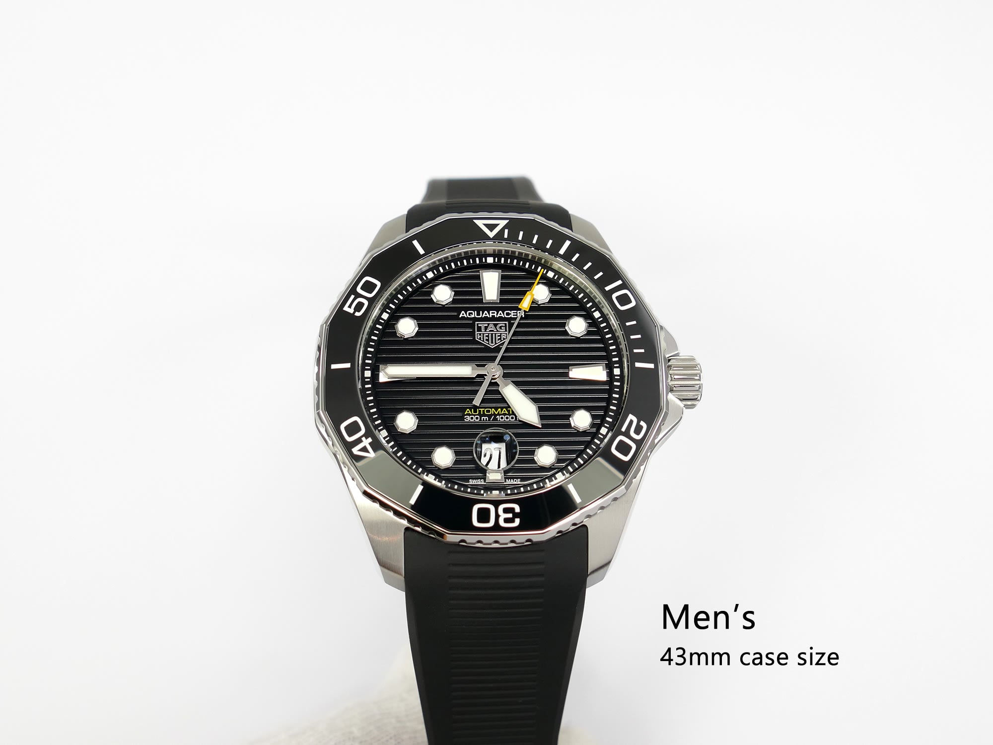 New TAG Heuer Aquaracer WBP201A.FT6197 Men's 43mm case size