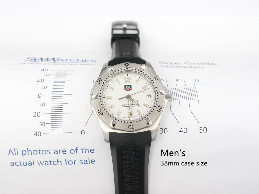 TAG Heuer 2000 Classic WK1112 Men's 38mm case size