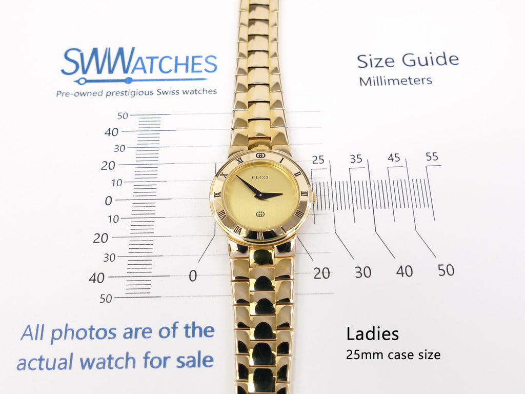 Gucci 3300L Case size 25mm Ladies
