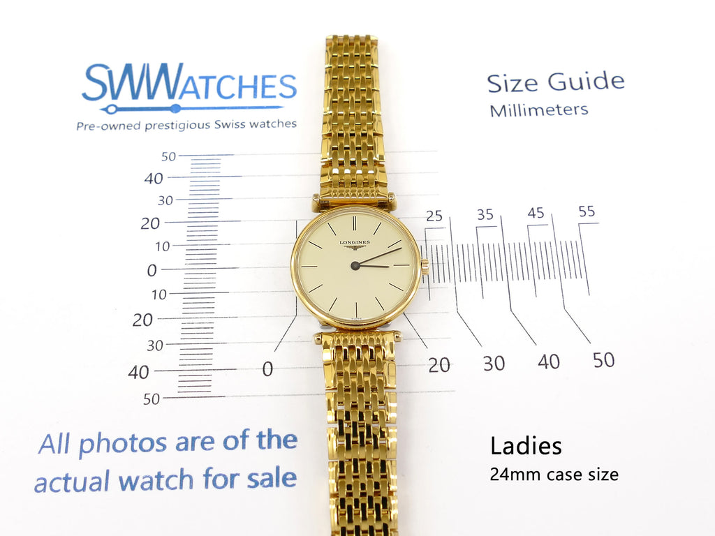 Longines La Grande Classique L4.135.2 Ladies 24mm case size