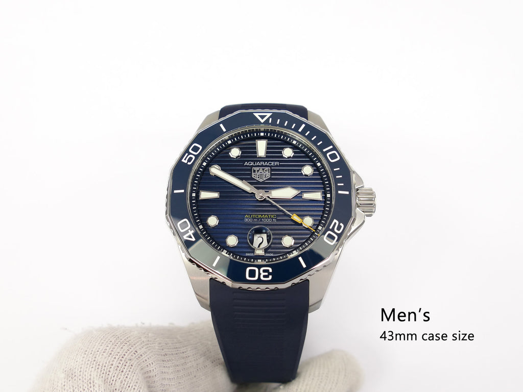 TAG Heuer Aquaracer WBP201B men's 43mm case size