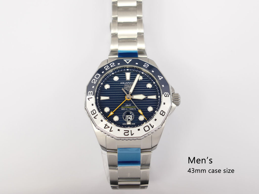 TAG Heuer Aquaracer GMT WBP2010 Men's 43mm case size