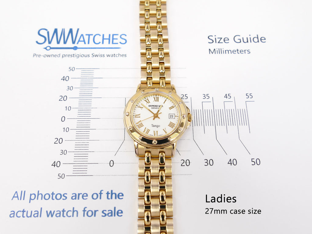 Raymond Weil Tango 5360 case size 27mm Ladies