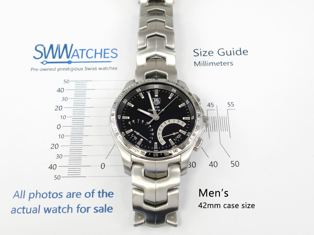 TAG Heuer Link Calibre S CJF7110-0 Men's 42mm case size
