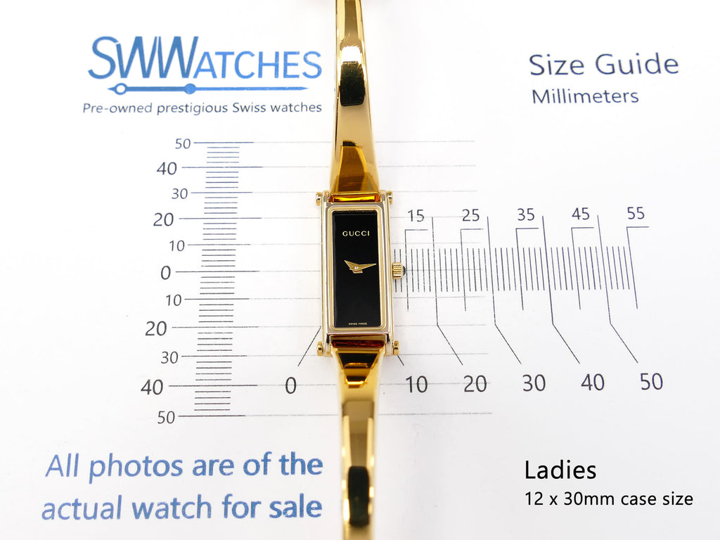 Gucci 1500L Ladies 12 x 30mm case size