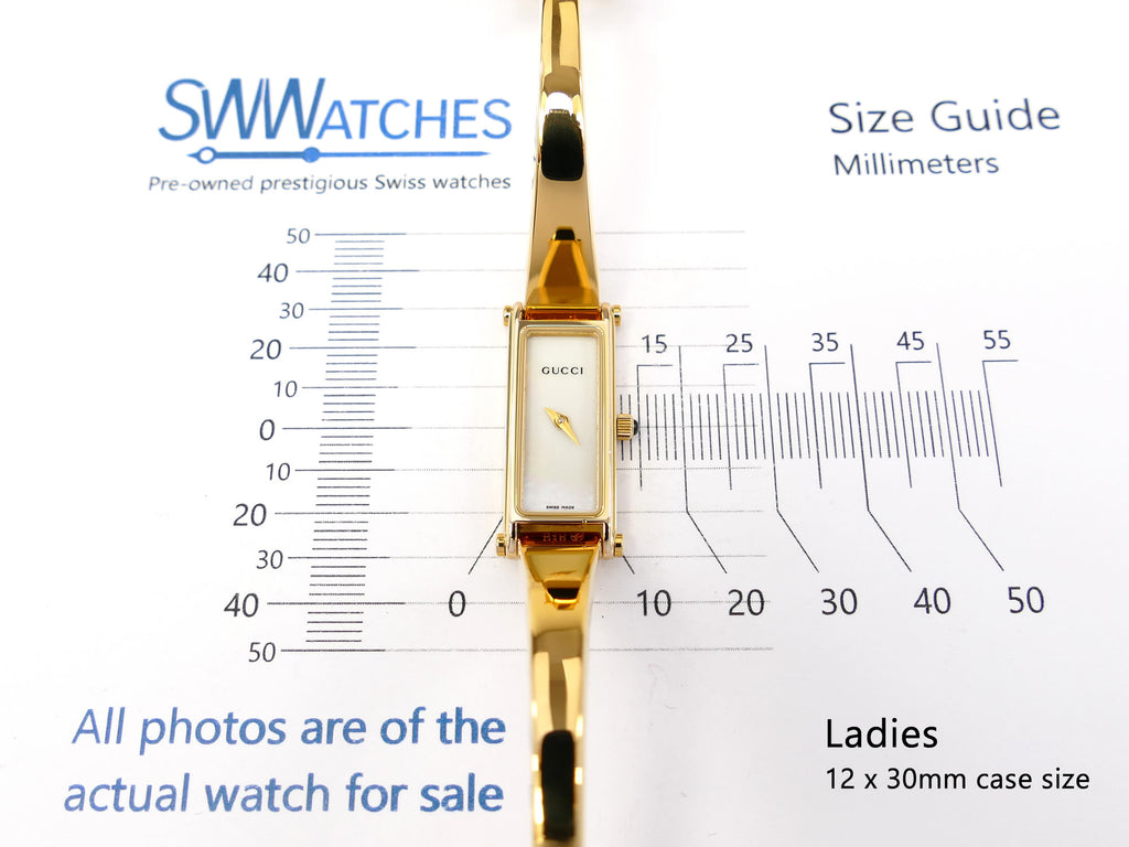 Gucci 1500L Ladies 12 x 30mm case size