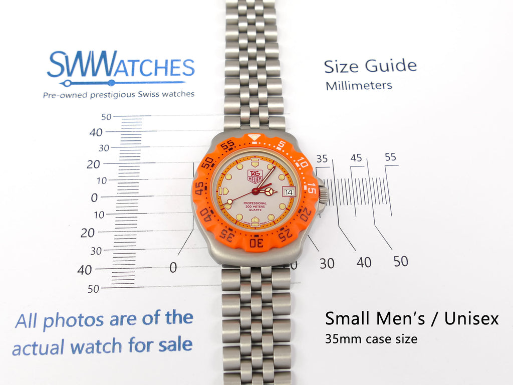 TAG Heuer Formula 1 373.513 Small Men's Mid Size 35mm case size Unisex
