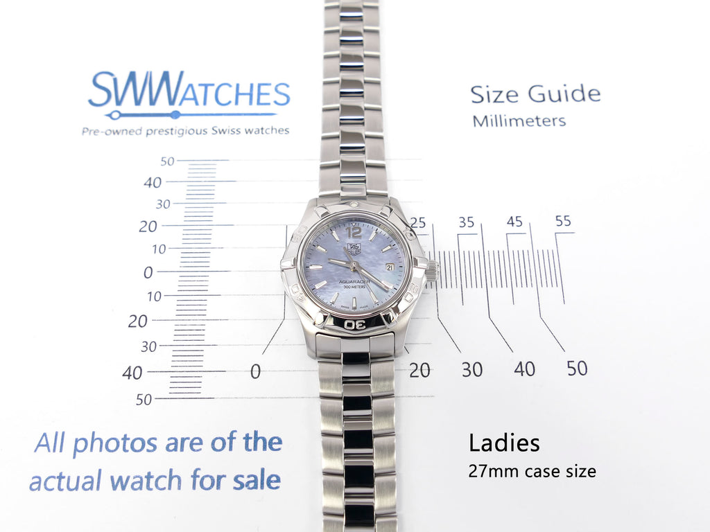 TAG Heuer Aquaracer WAF1417 Case size 27mm Ladies
