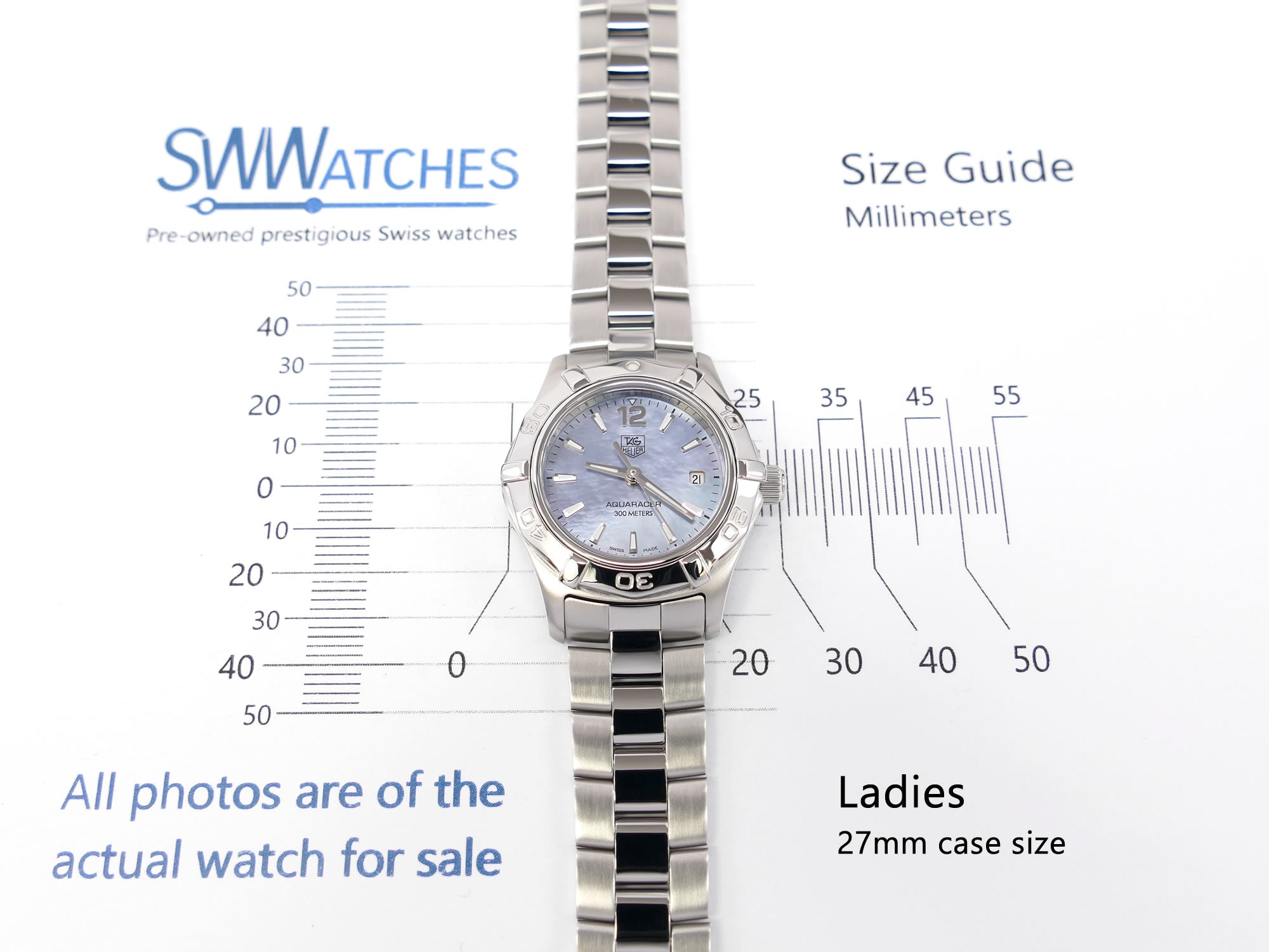 TAG Heuer Aquaracer WAF1417 Case size 27mm Ladies