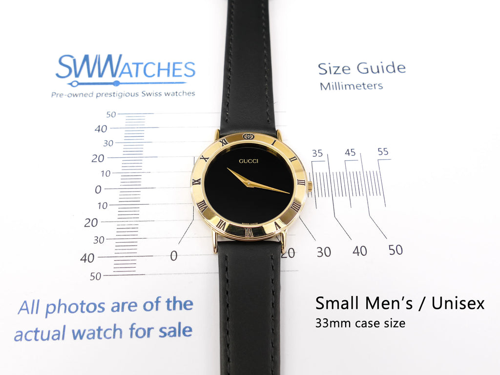 Gucci 3000M Small Men's / Unisex 33mm case size