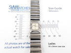 Omega Constellation Quadra 1528.76.00 ladies 19 x 24mm case size