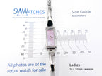 Gucci G-Line 109 ladies 14 x 32mm case size