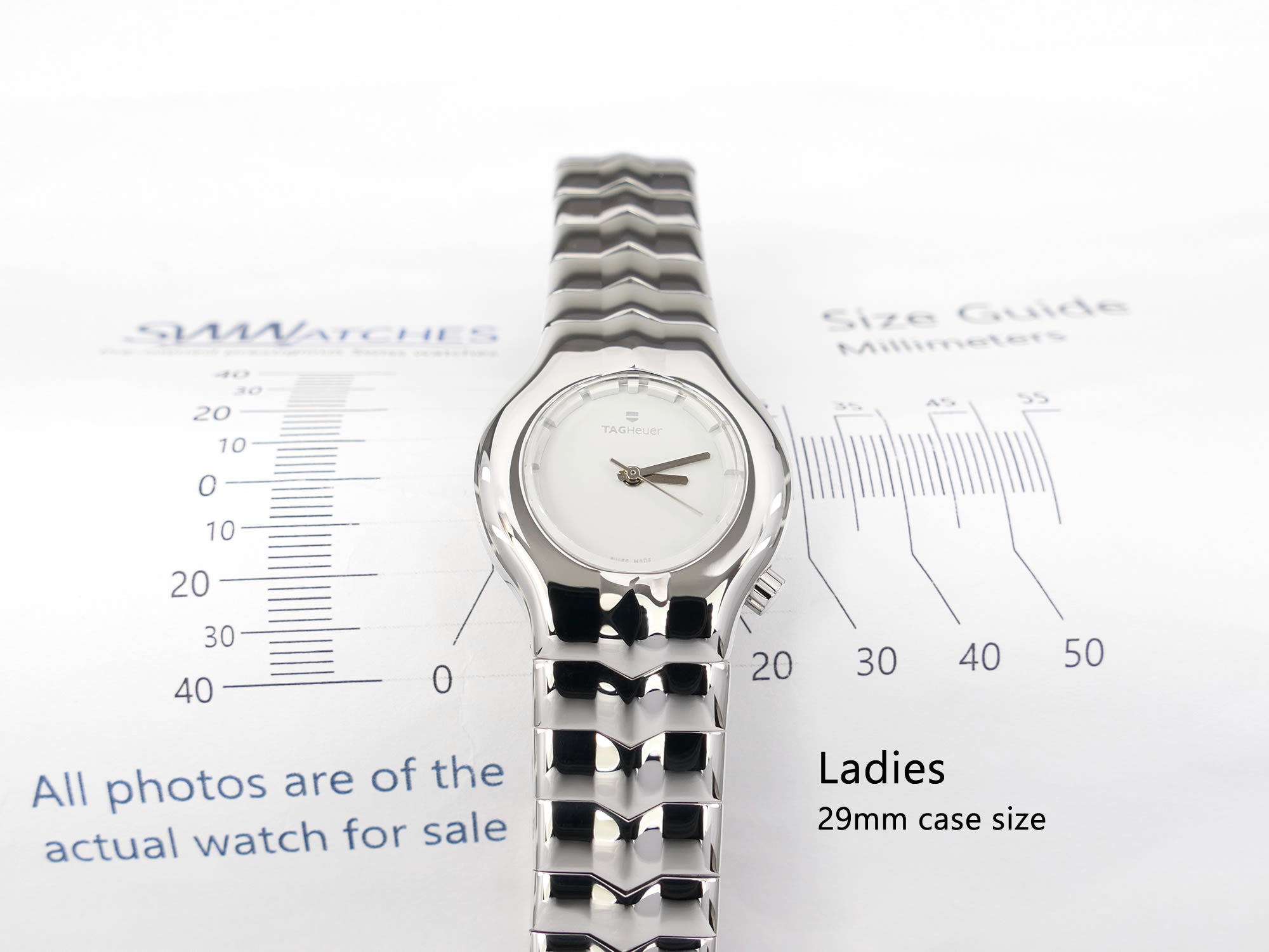 TAG Heuer Alter Ego WP1314 Ladies 29mm case size