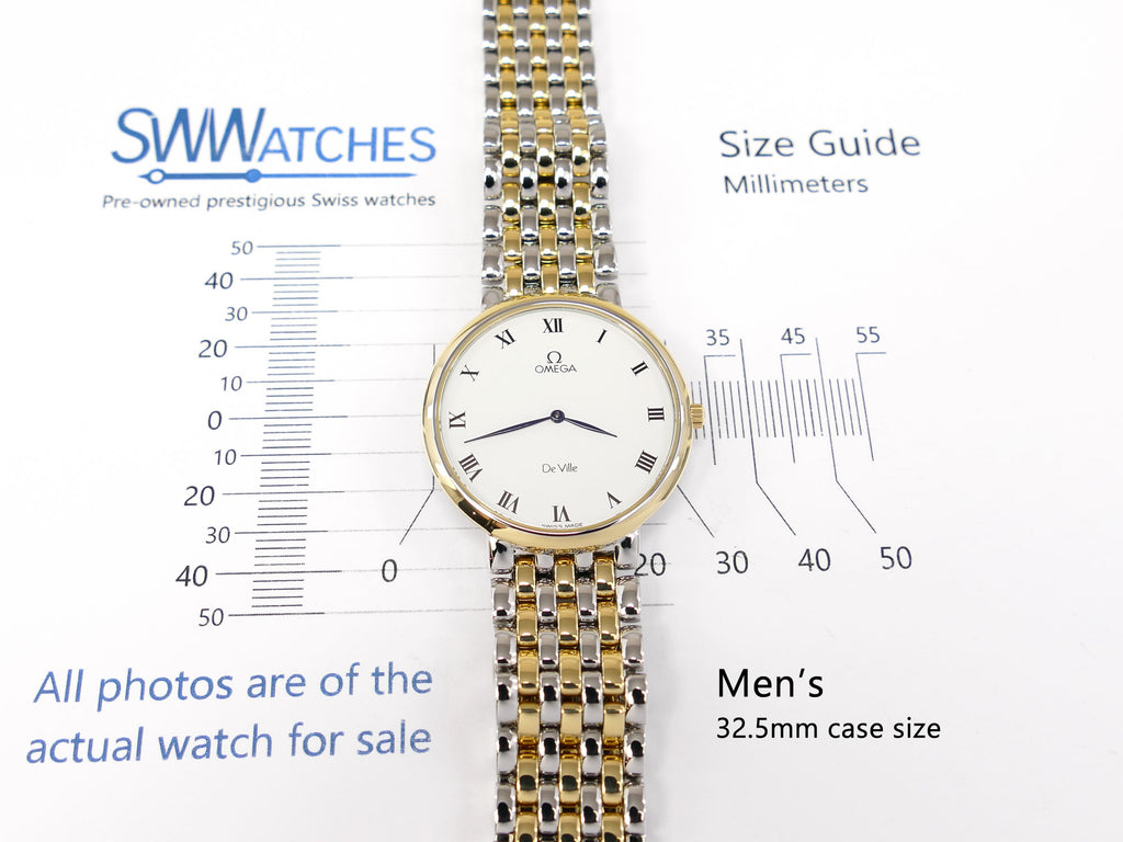 Omega De Ville 7200.23.00 Men's 32.5mm case size