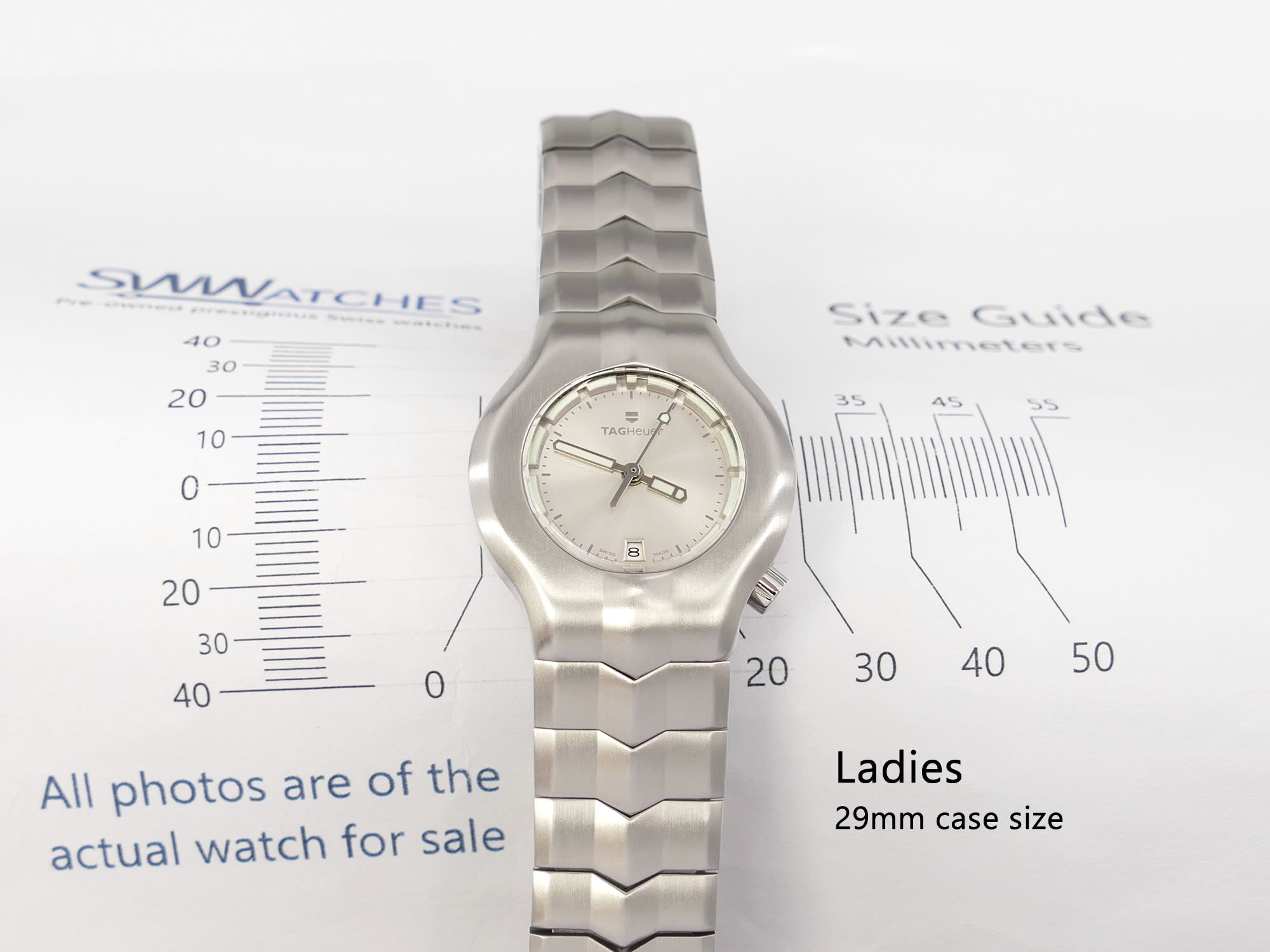 TAG Heuer Alter Ego WP1311 Ladies 29mm case size