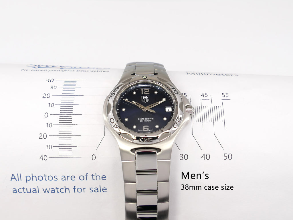 TAG Heuer Kirium WL111F Men's 38mm case size