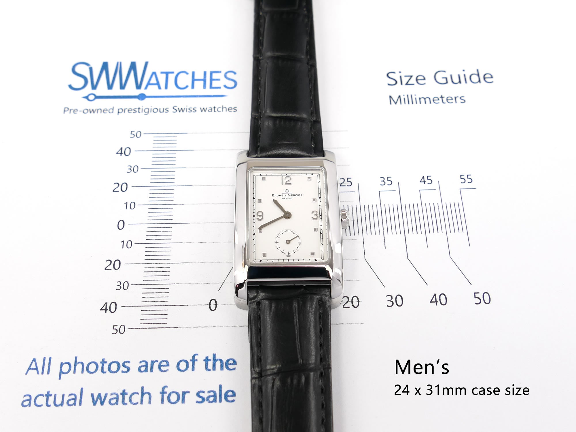 Baume & Mercier Hampton MV045063 Men's 24 x 31mm case size