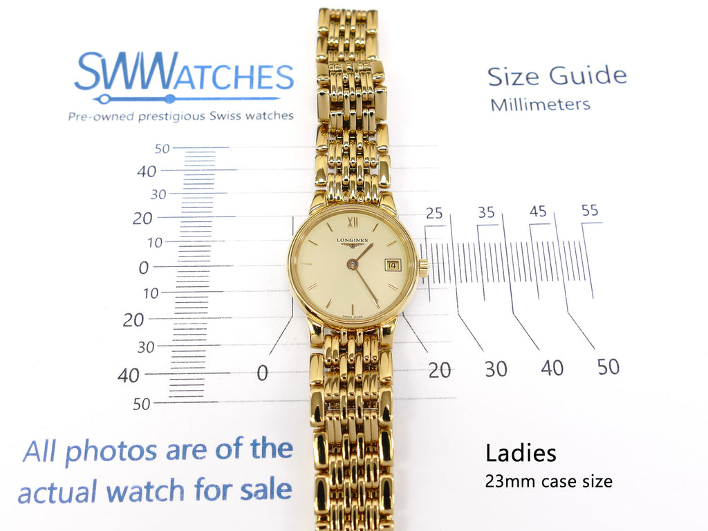 Longines La Grande Classique Elegance L5.132.2 ladies 23mm case size