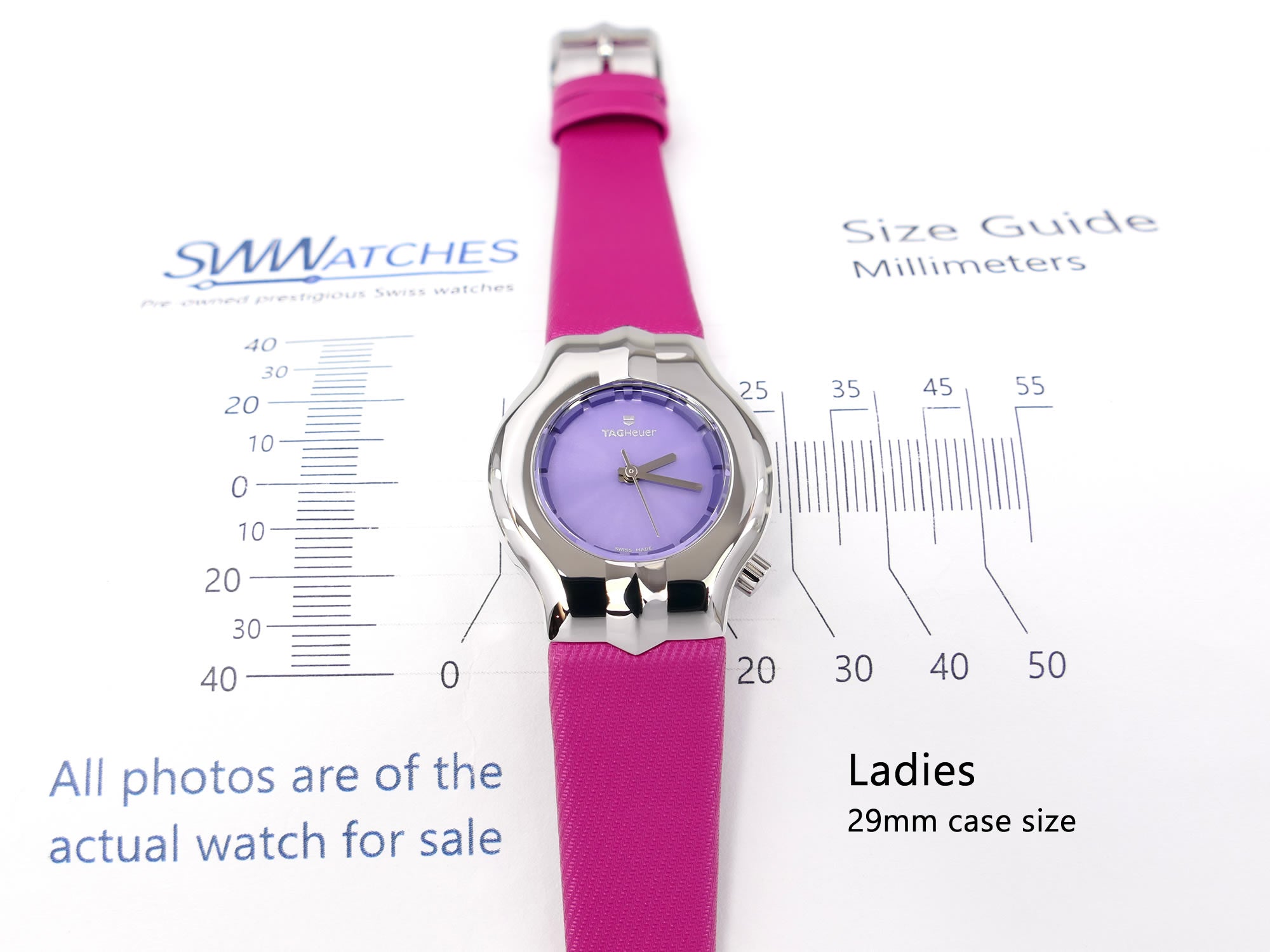 TAG Heuer Alter Ego WP131Q Ladies 29mm case size